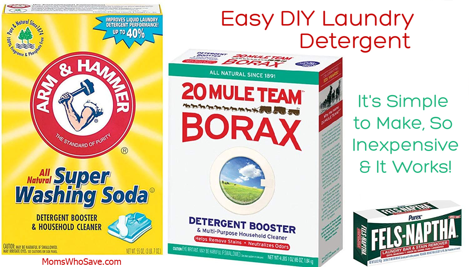 diy laundry detergent recipe
