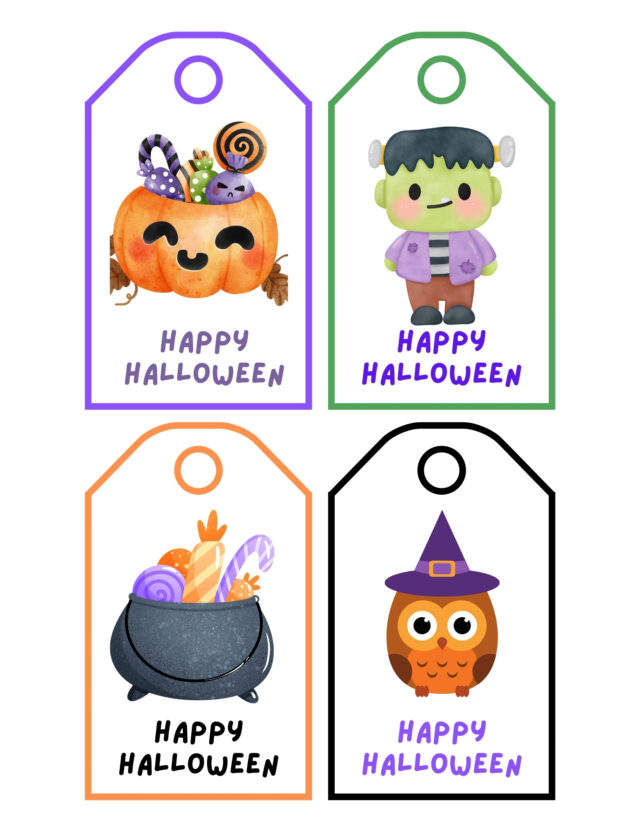 FREE Printable Halloween Tags: For Treat Bags, Party Favors, And More ...