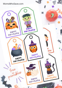 printable Halloween tags
