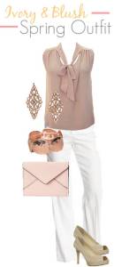 Ivory Blush Spring Outfit