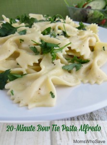 Bowtie Alfredo Pasta