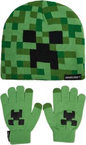 minecraft hat and gloves