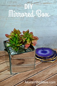 diy mirrored box