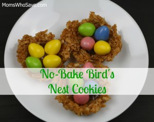 no bake nest cookies