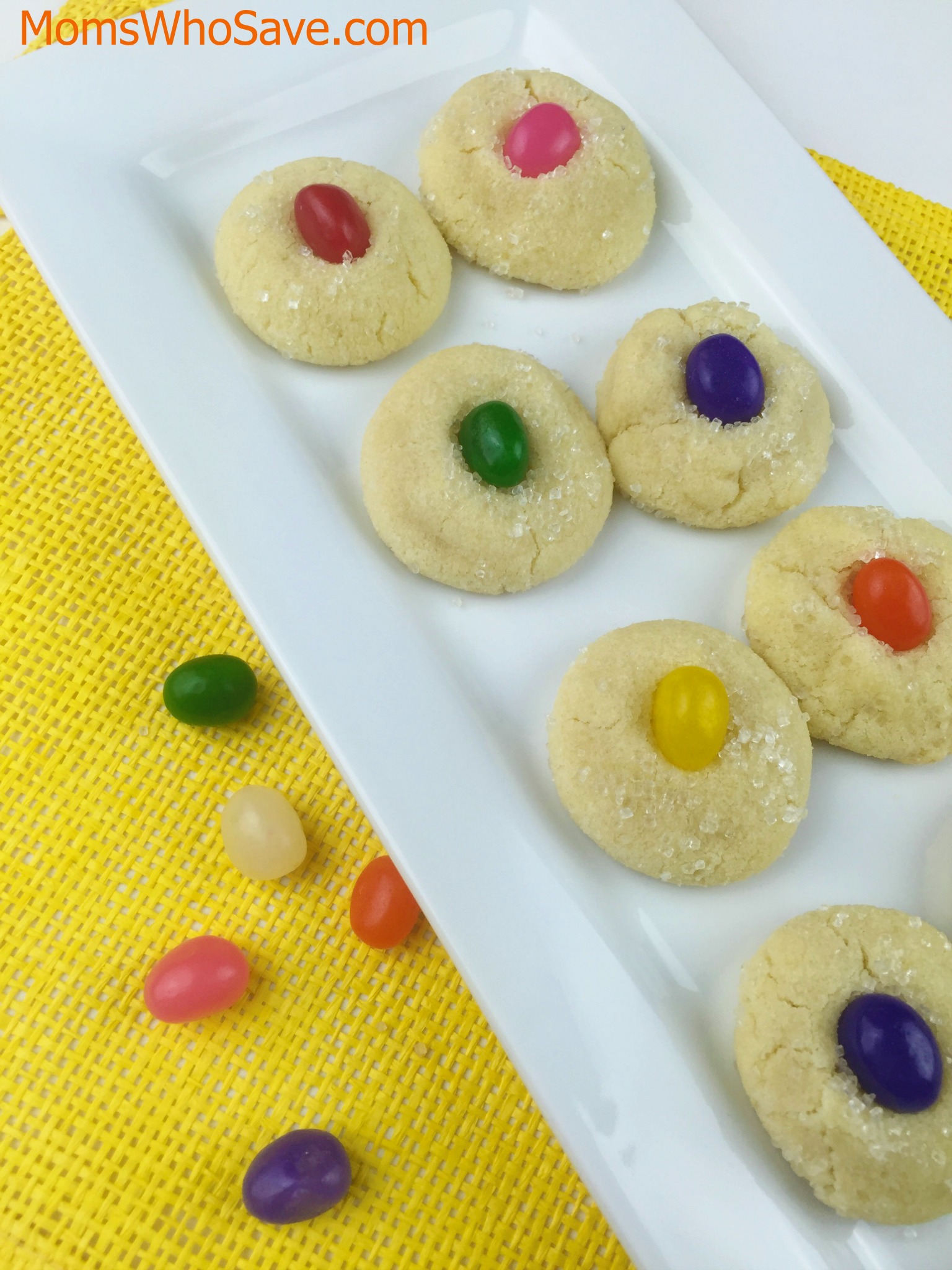 Jelly Bean Sugar Cookies
