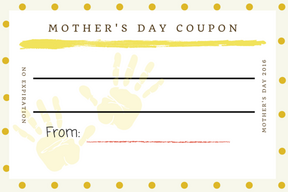 free printable coupon cards for Mother's Day