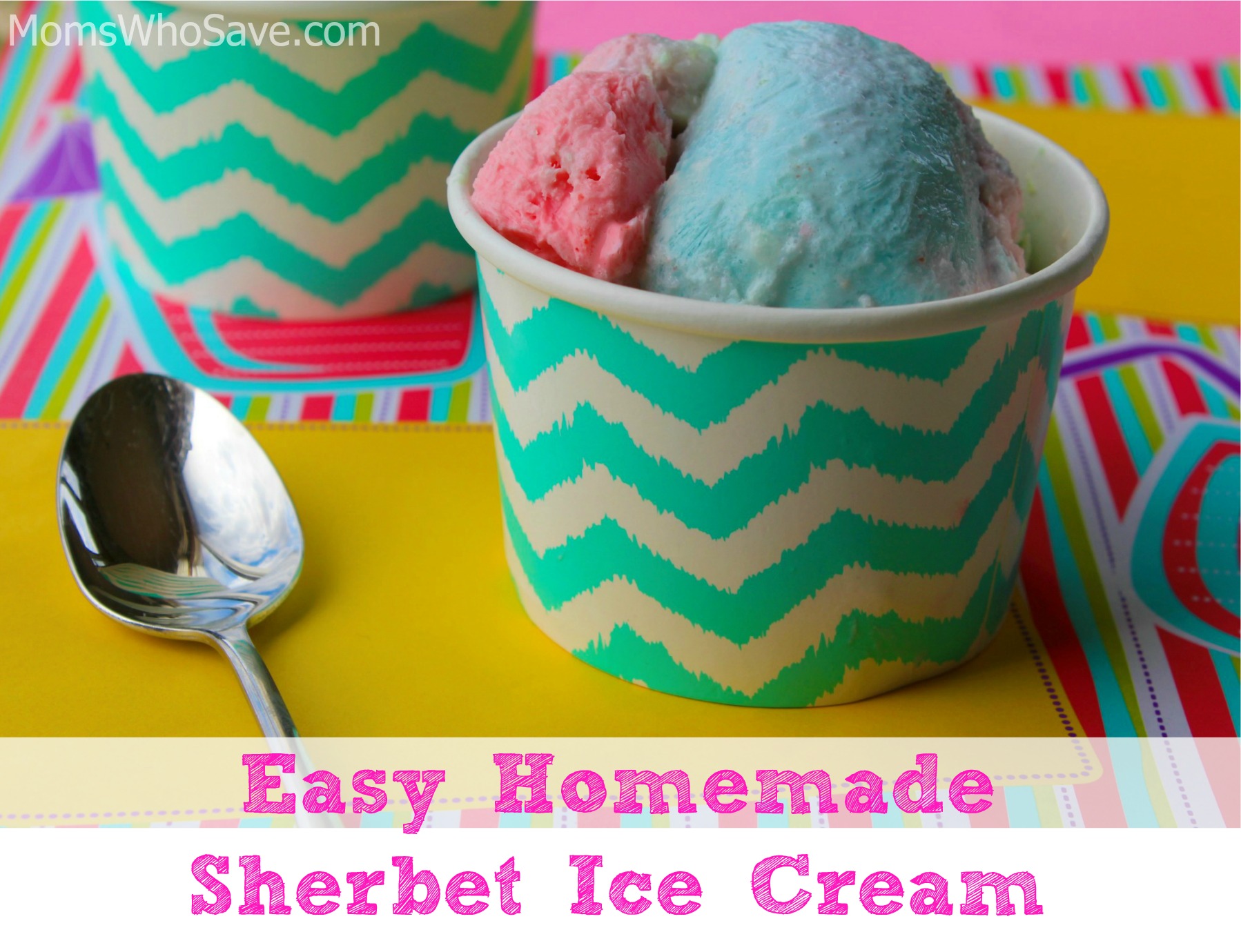 Easy Homemade Sherbet Ice Cream