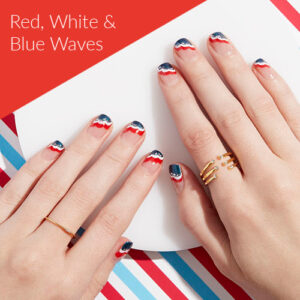 patriotic nail tutorial