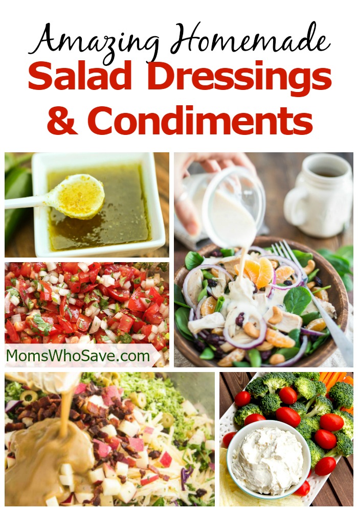 amazing homemade salad dressings and condiments