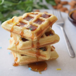 Cake Batter Waffles From Scratch 1 cake batter waffles with syrup