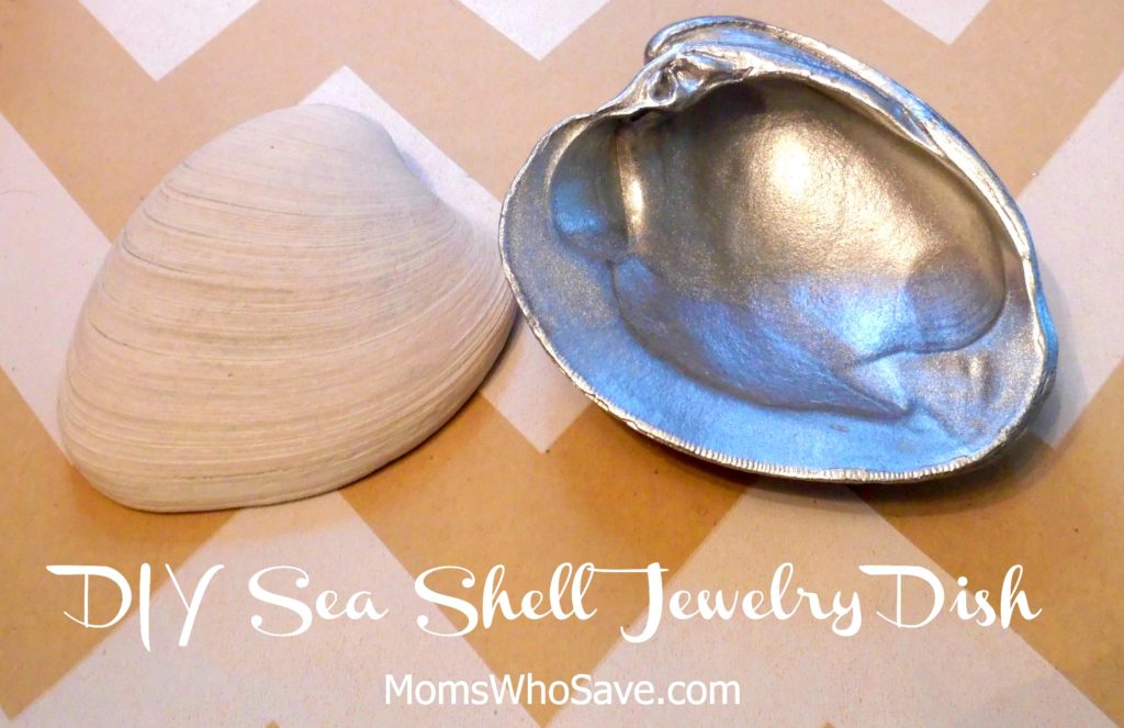 diy sea shell jewelry dish
