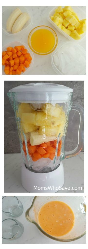 carrot pineapple smoothie 