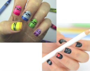 nail art for back to school