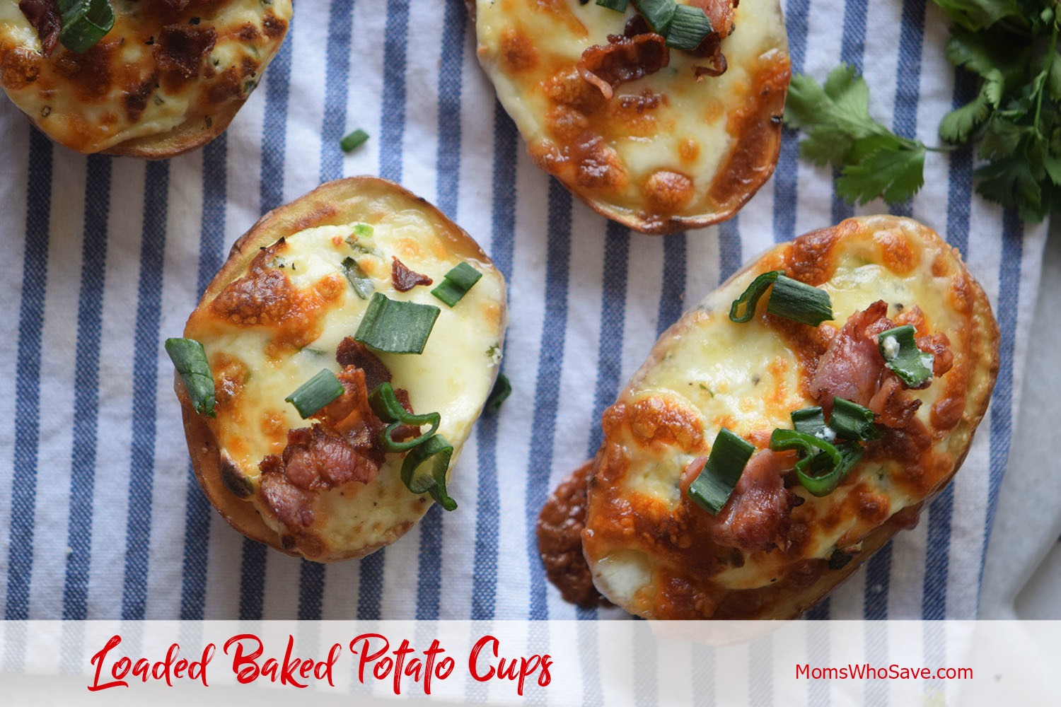 Loaded baked potato cups