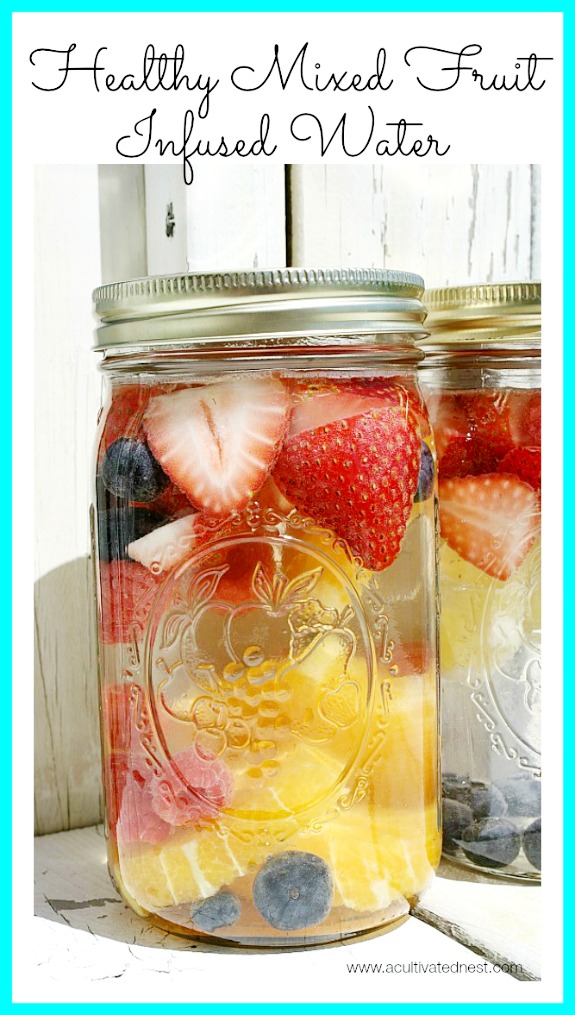 mixed berry infused water recipe