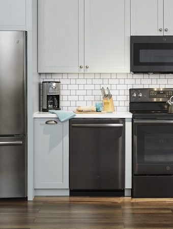 GE Black Stainless Kitchen appliances