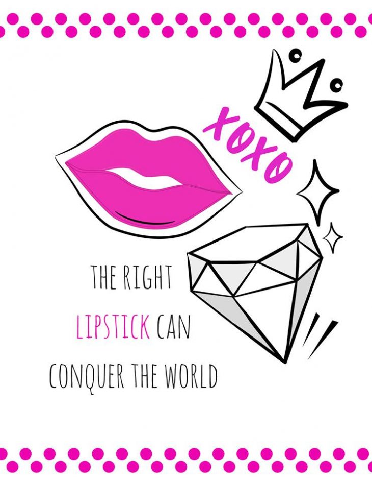 Ready-to-Frame Free Printable Beauty Art | MomsWhoSave.com