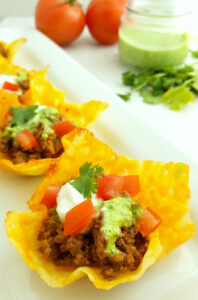 cheese taco cups