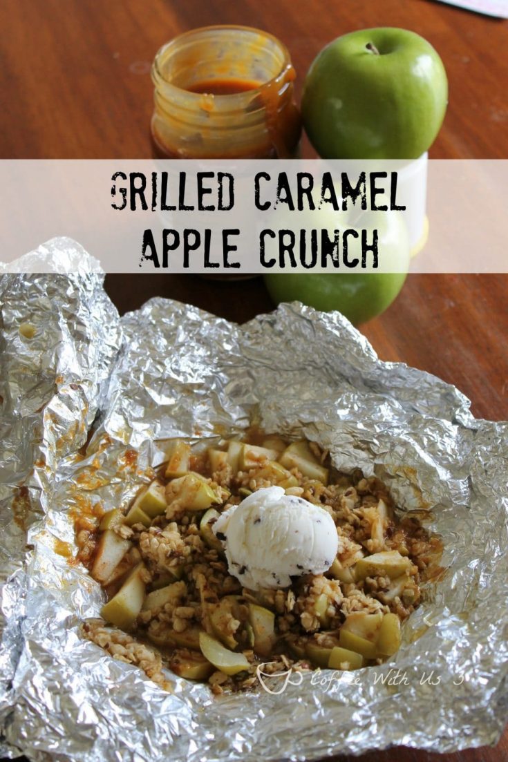 Grilled Caramel Apple Crunch