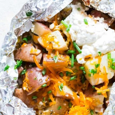 Easy Camping Meals Roundup: 15 Tasty Grilling Recipes 12 Image for Grilled Potatoes in Foil Packets