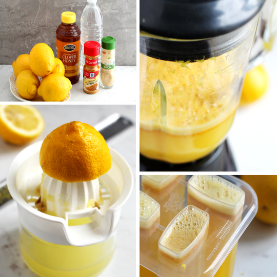 Lemon and Turmeric Popsicles recipe