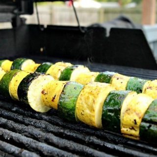 Easy Camping Meals Roundup: 15 Tasty Grilling Recipes 4 Image for Zucchini and Squash Kabobs on the Grill – Paleo + Whole30 + Keto