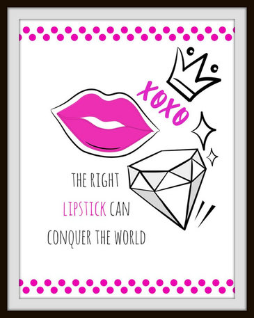 Ready-to-Frame Free Printable Beauty Art | MomsWhoSave.com