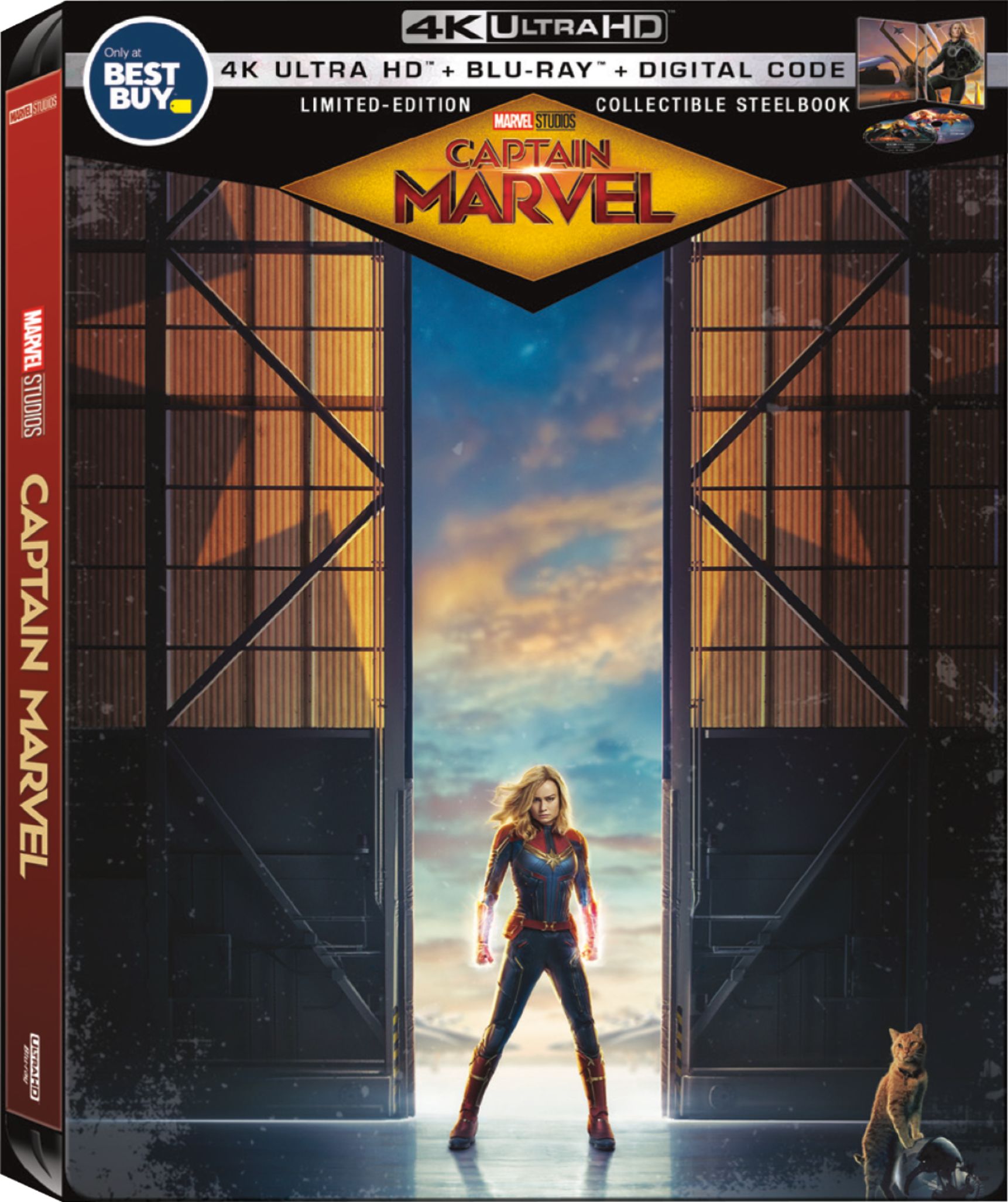 exclusive Captain Marvel collectible steelbook