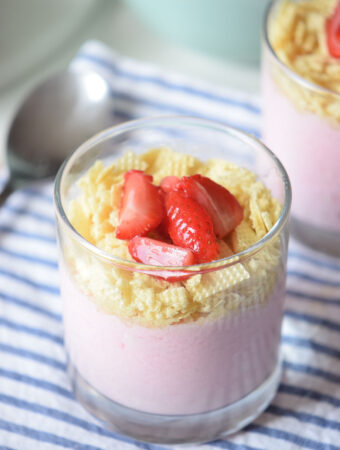 strawberry pudding with jam recipe