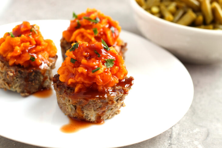 sweet potato meatloaf muffins