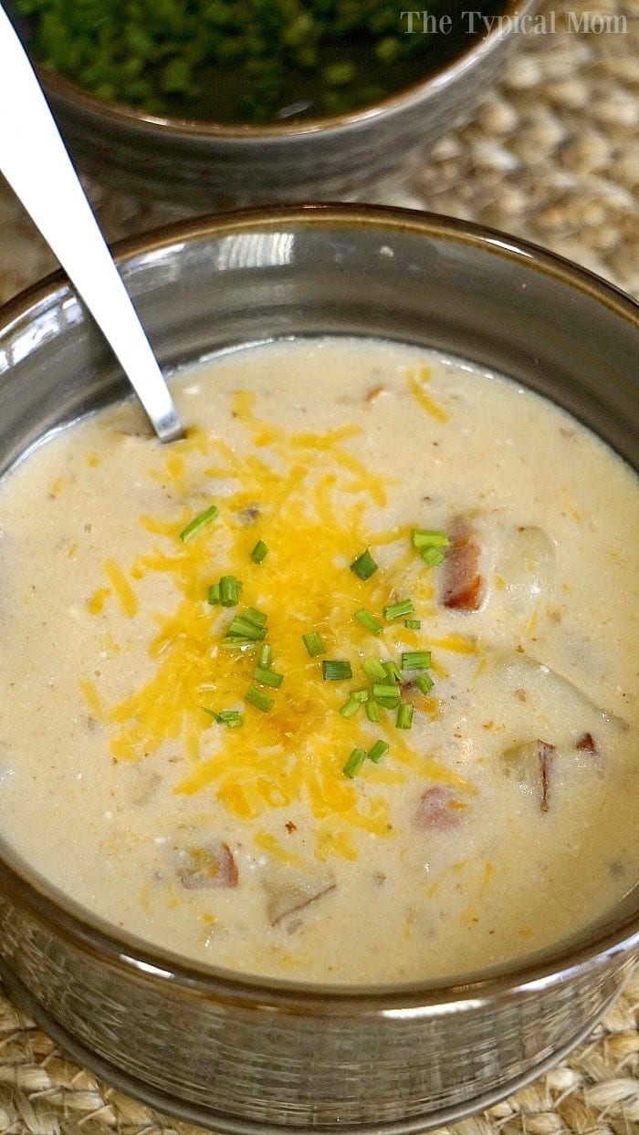 instant pot potato cheese soup