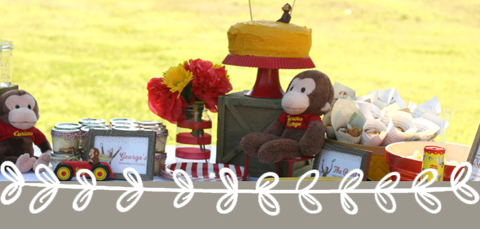 curious george birthday feature