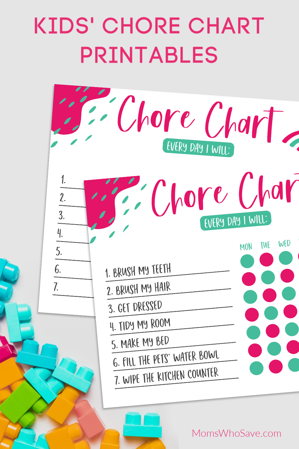Kids' Free Chore Chart
