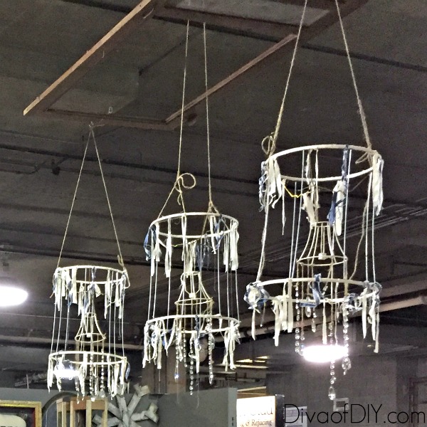 Shabby chic chandelier diy feature