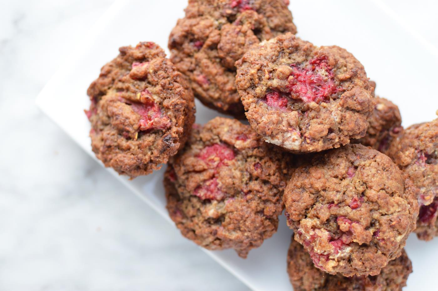 how to make vegan raspberry muffins