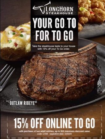 longhorn steakhouse coupon code
