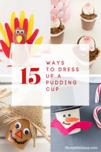 pudding cup holiday craft