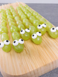 Caterpillar fruit kabobs