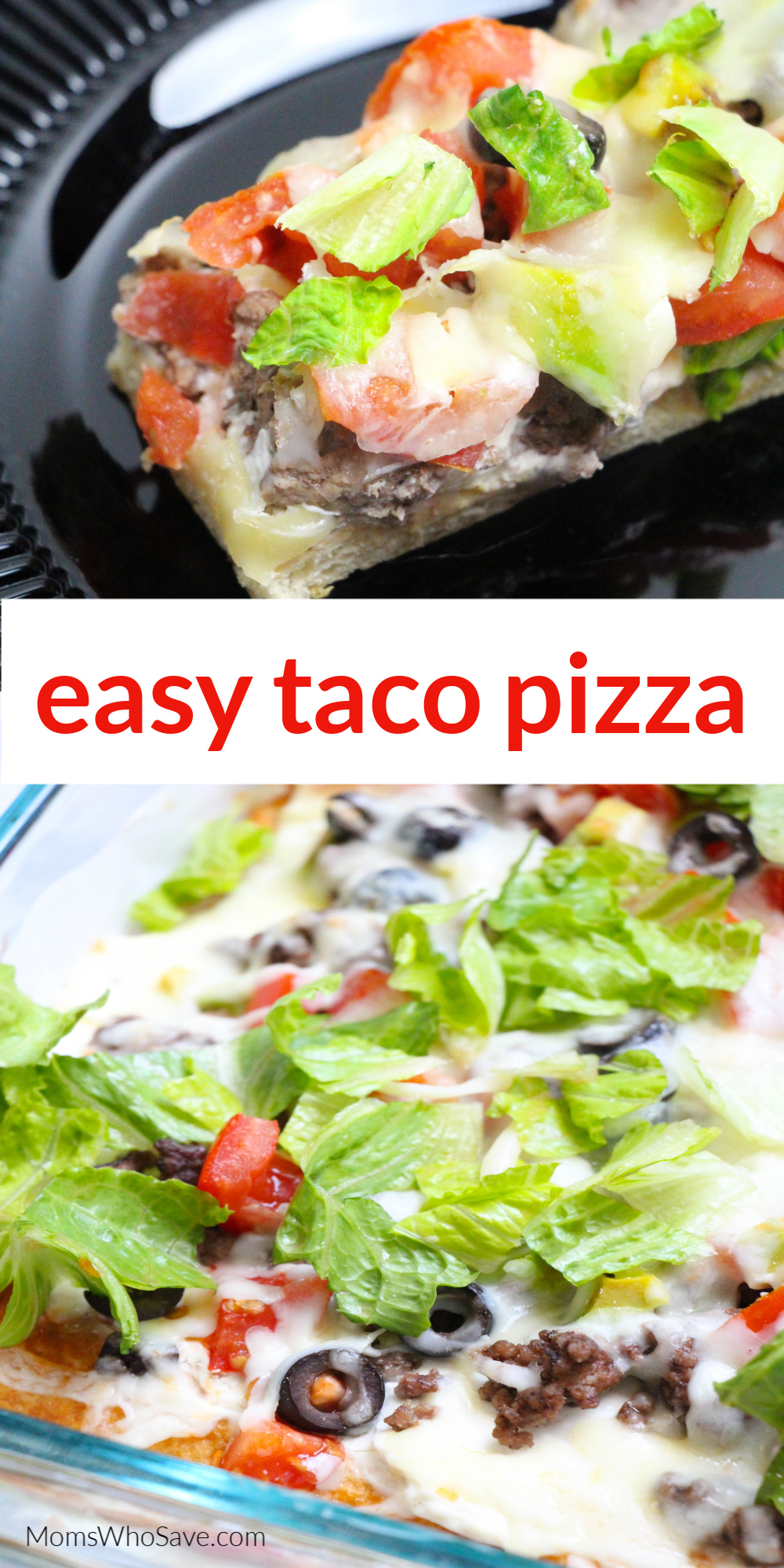 easy taco pizza recipe