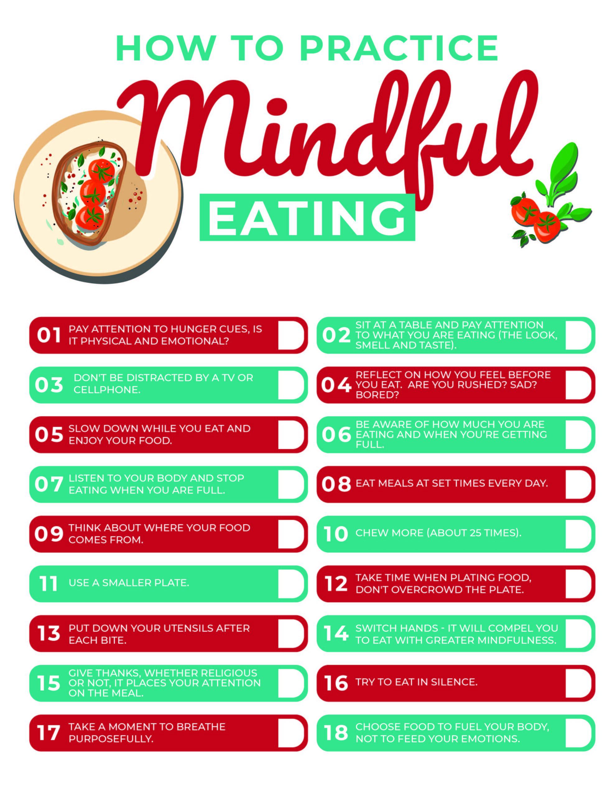 mindful eating worksheet pdf