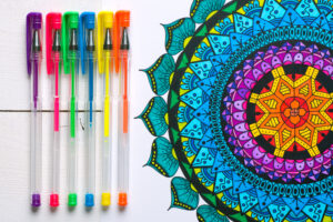 stress relief coloring