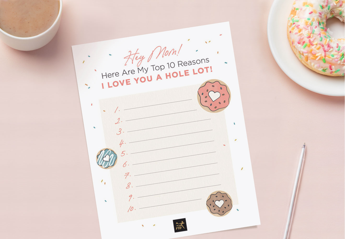 free Mother's Day printable
