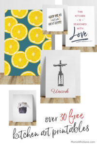 kitchen wall prints