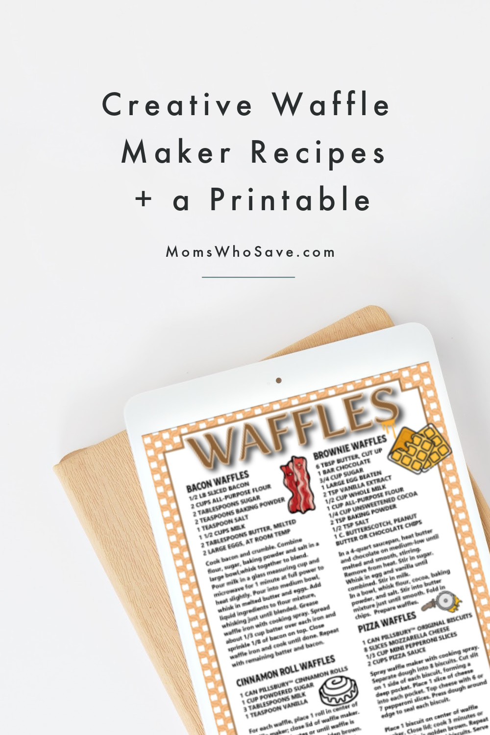 creative waffle recipes