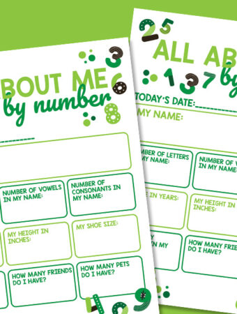 all about me worksheet printable