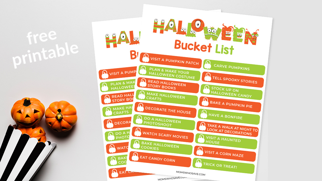 Halloween bucket list