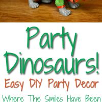 32 Fun DIY Ideas for a Dinosaur-Themed Birthday Party 31 Image for Easy DIY Party Dinosaurs for the Perfect Dino Birthday!