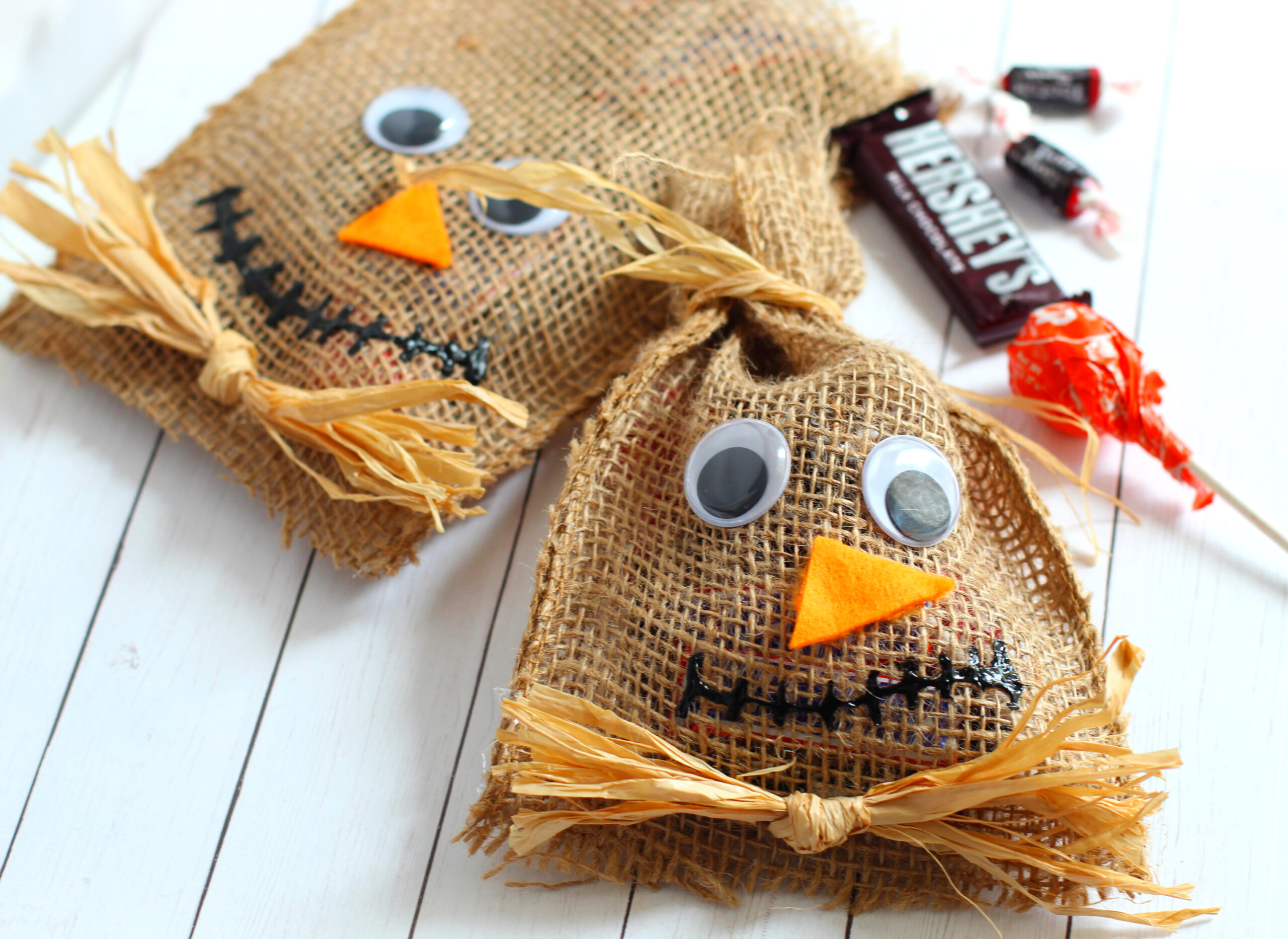scarecrow halloween bags
