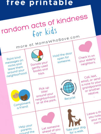 Random acts of kindness list