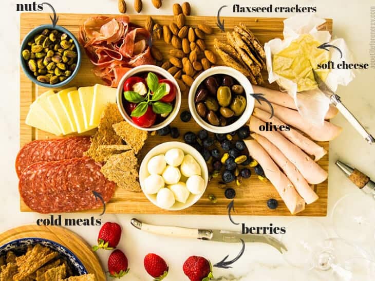 FI Easy Low Carb GF Cheese Platter Appetizer